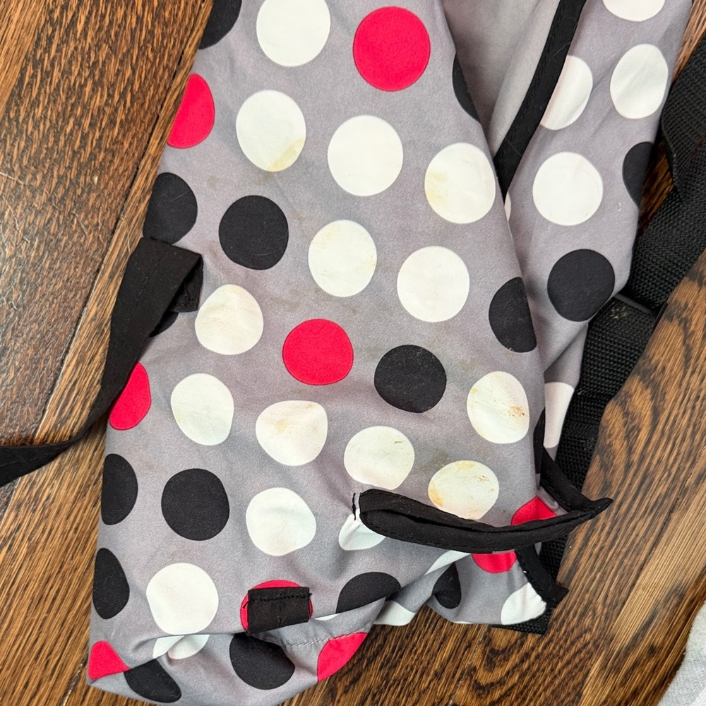 Gray and Polka Dot Crossbody Pet Carrier Bags - Picture 6 of 8